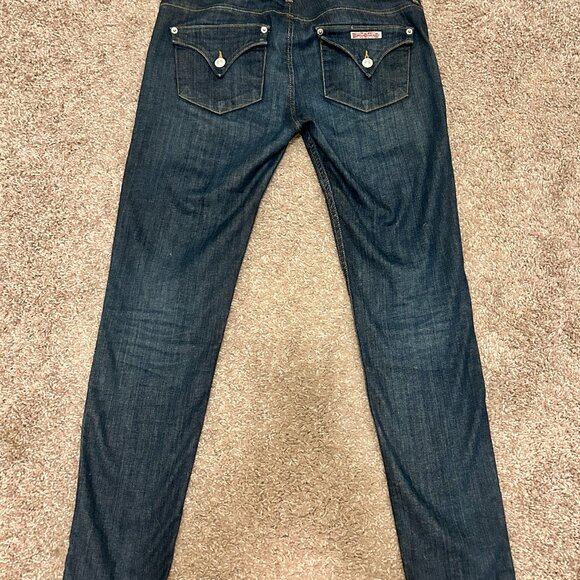Hudson Jeans jeans, size 28, skinny cut inseam 29.5", stretch, like new - Picture 2 of 6